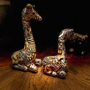 La Vie African Safari patchwork animals and bathroom collection